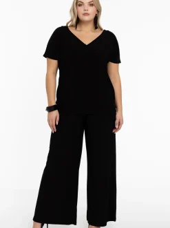 YOEK Damen Hose in schwarz