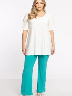 YOEK Damen Hose in türkis