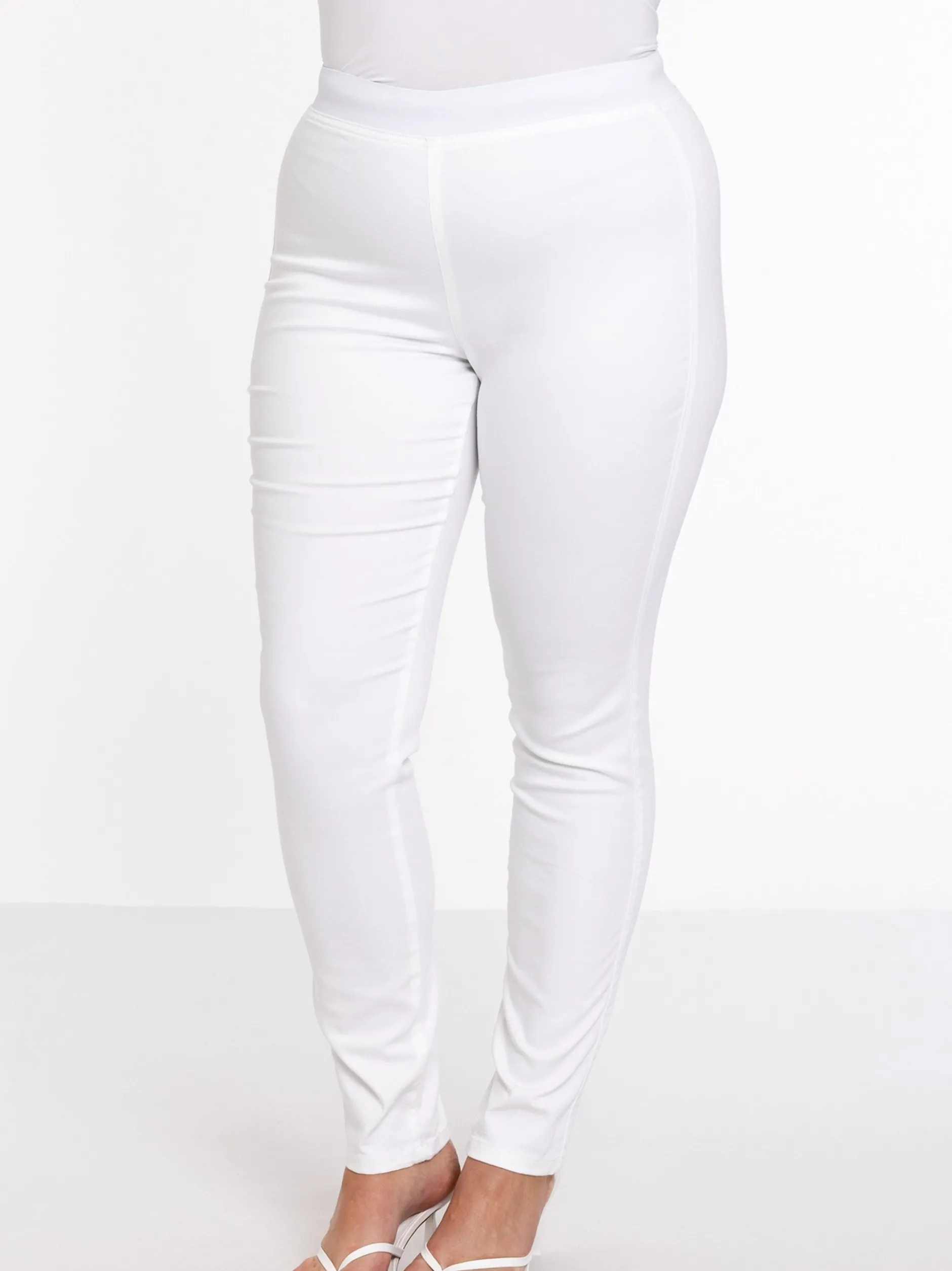 YOEK Damen Jeans in weiß
