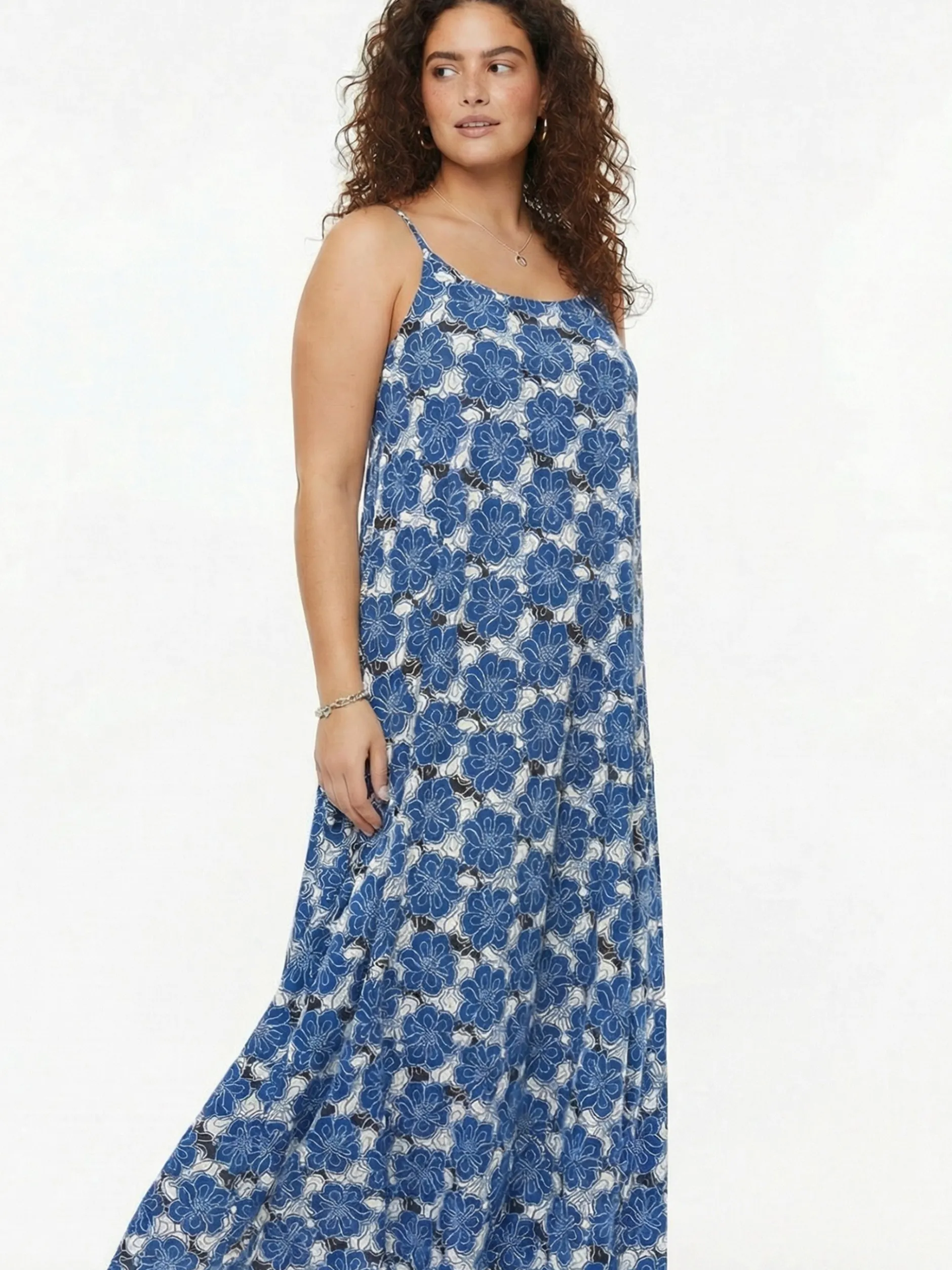YOEK Damen Kleid in blau