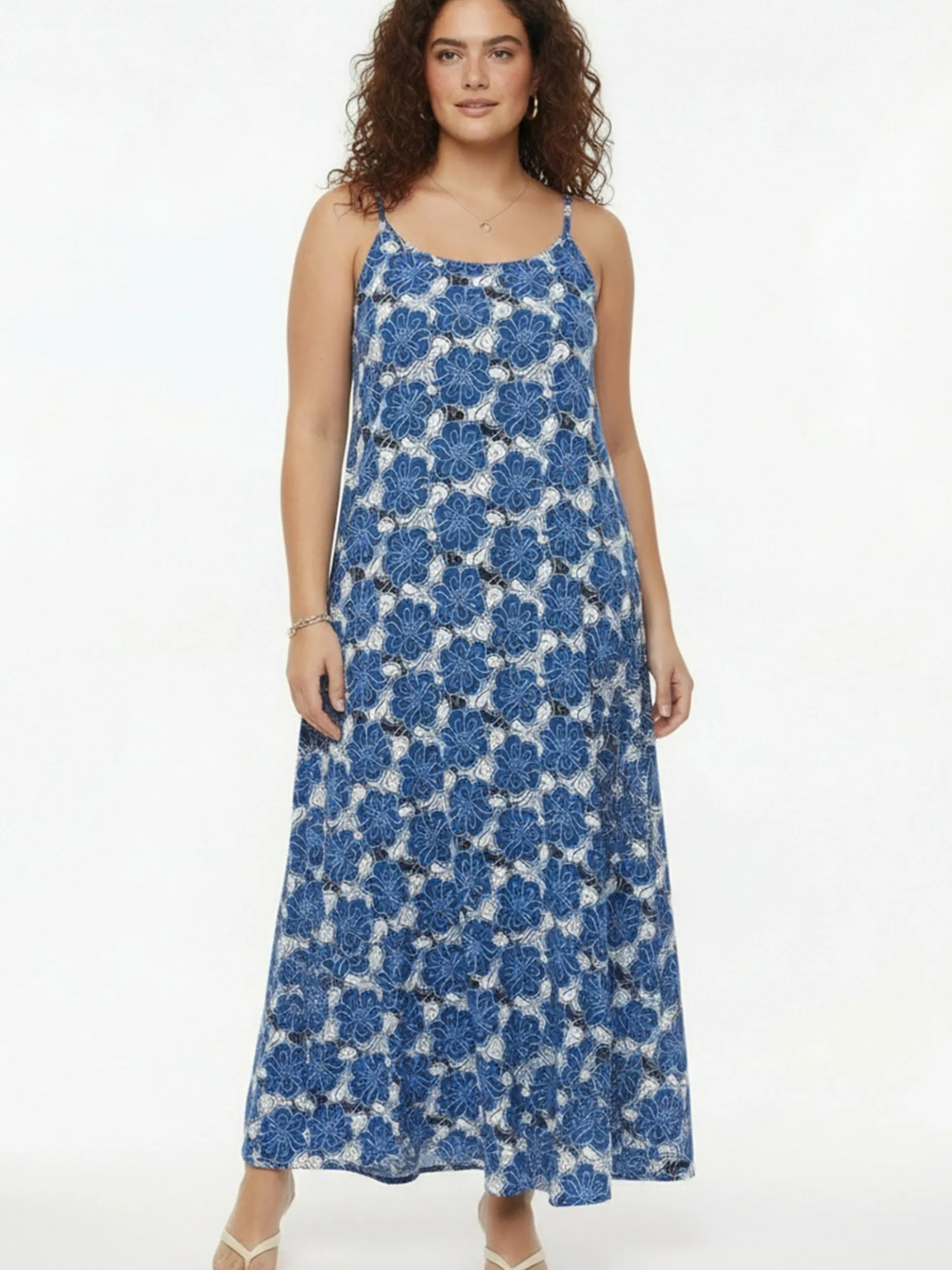 YOEK Damen Kleid in blau