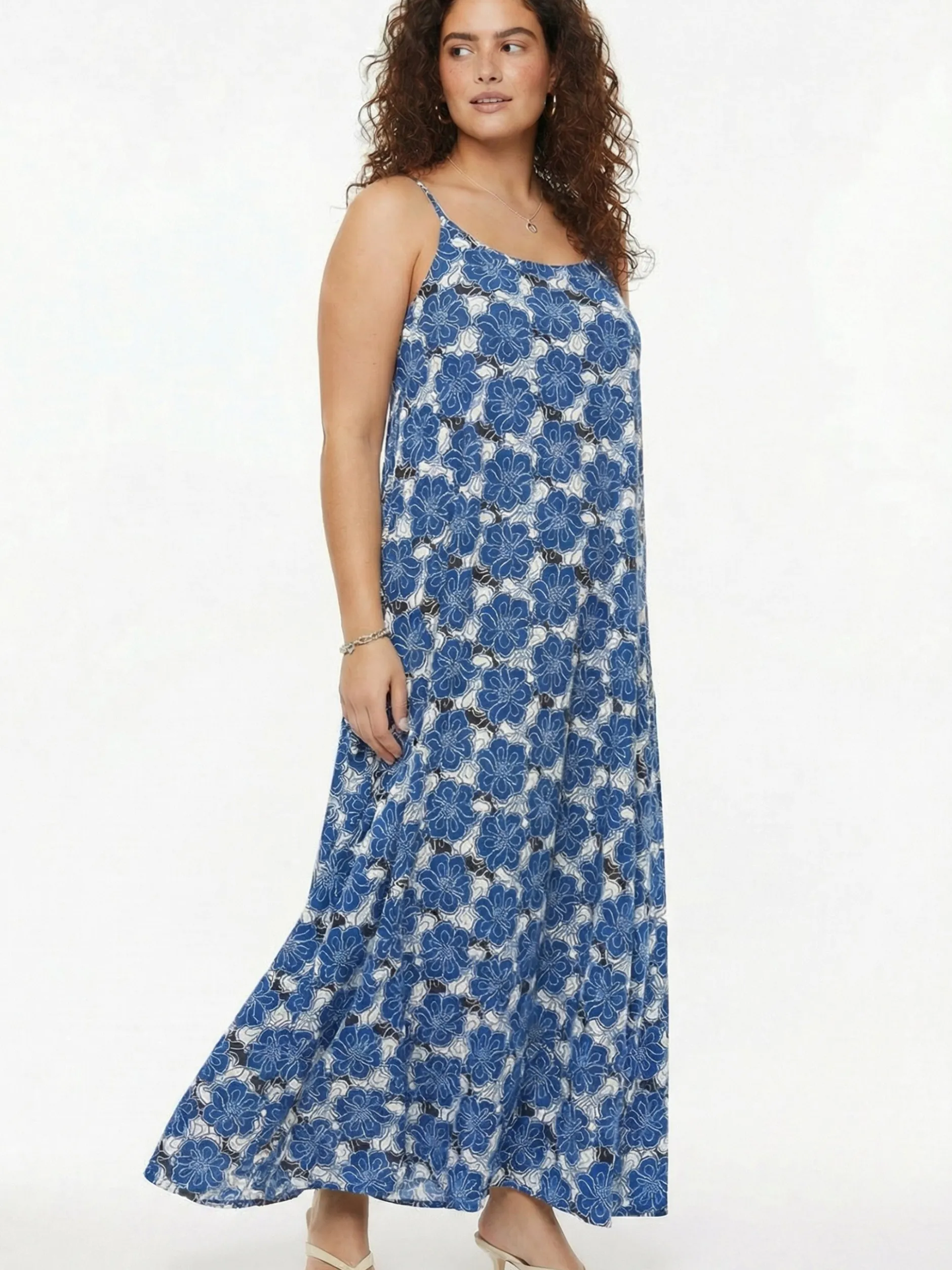 YOEK Damen Kleid in blau