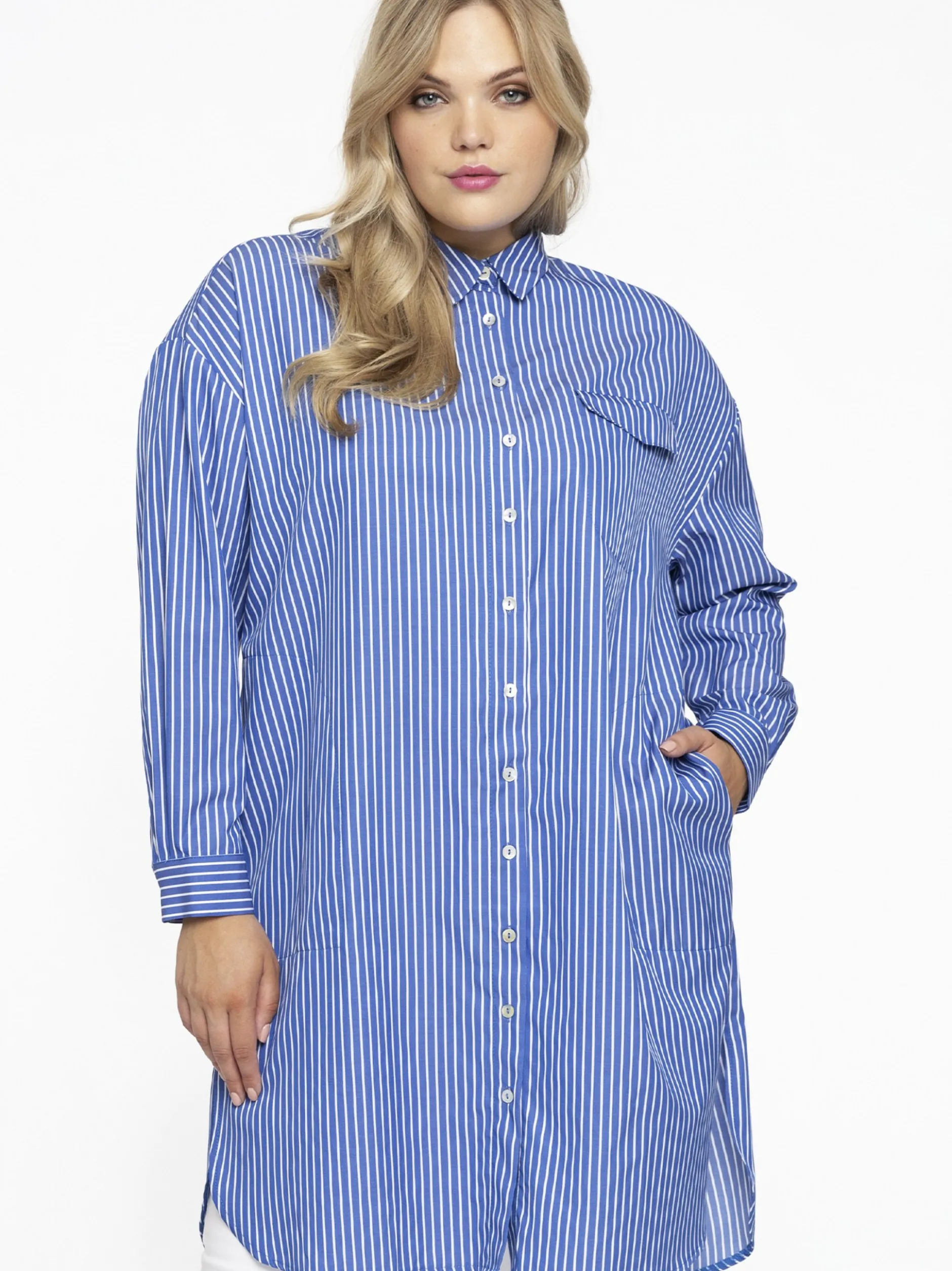 YOEK Damen Kleid in blau