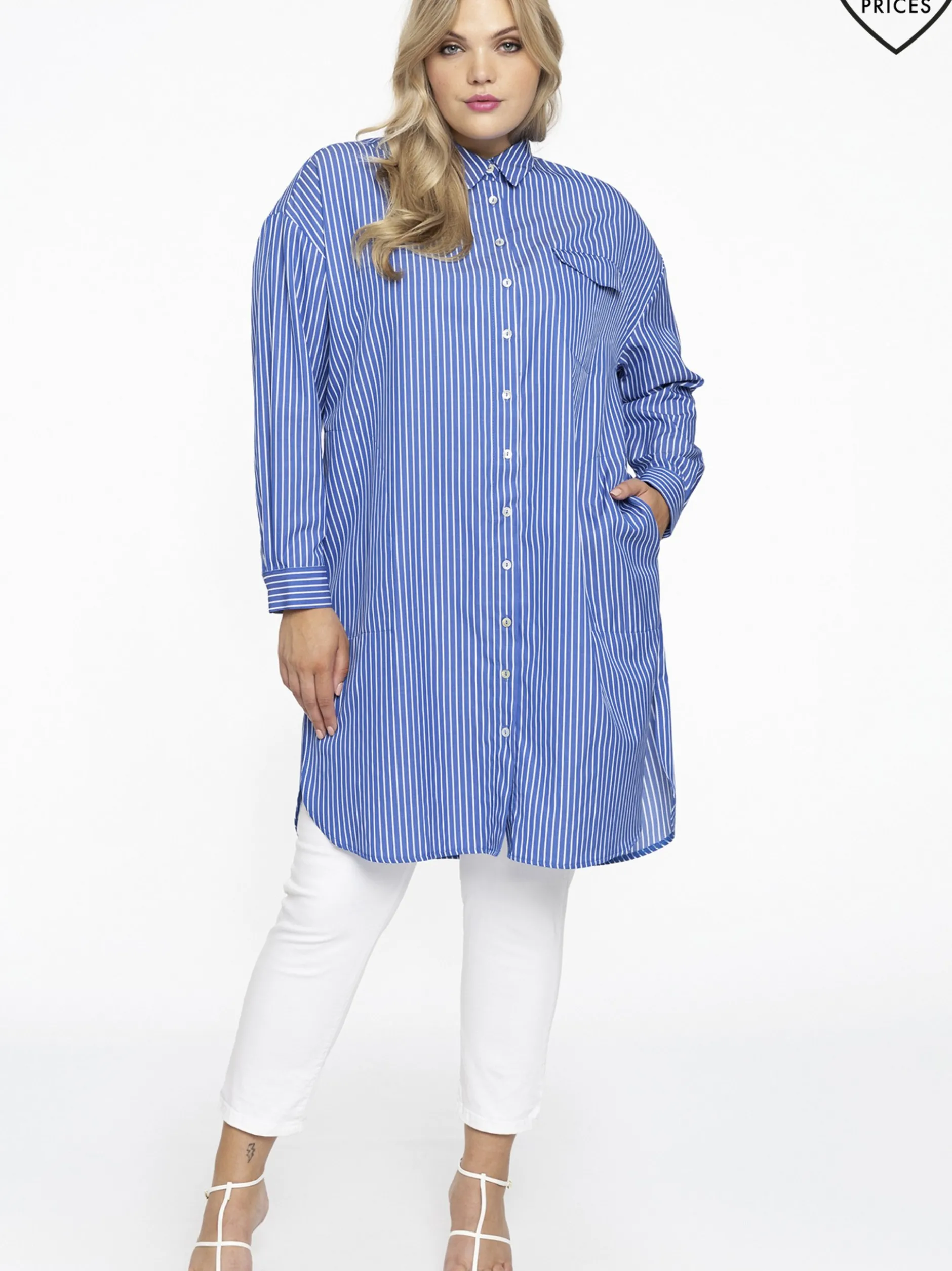 YOEK Damen Kleid in blau