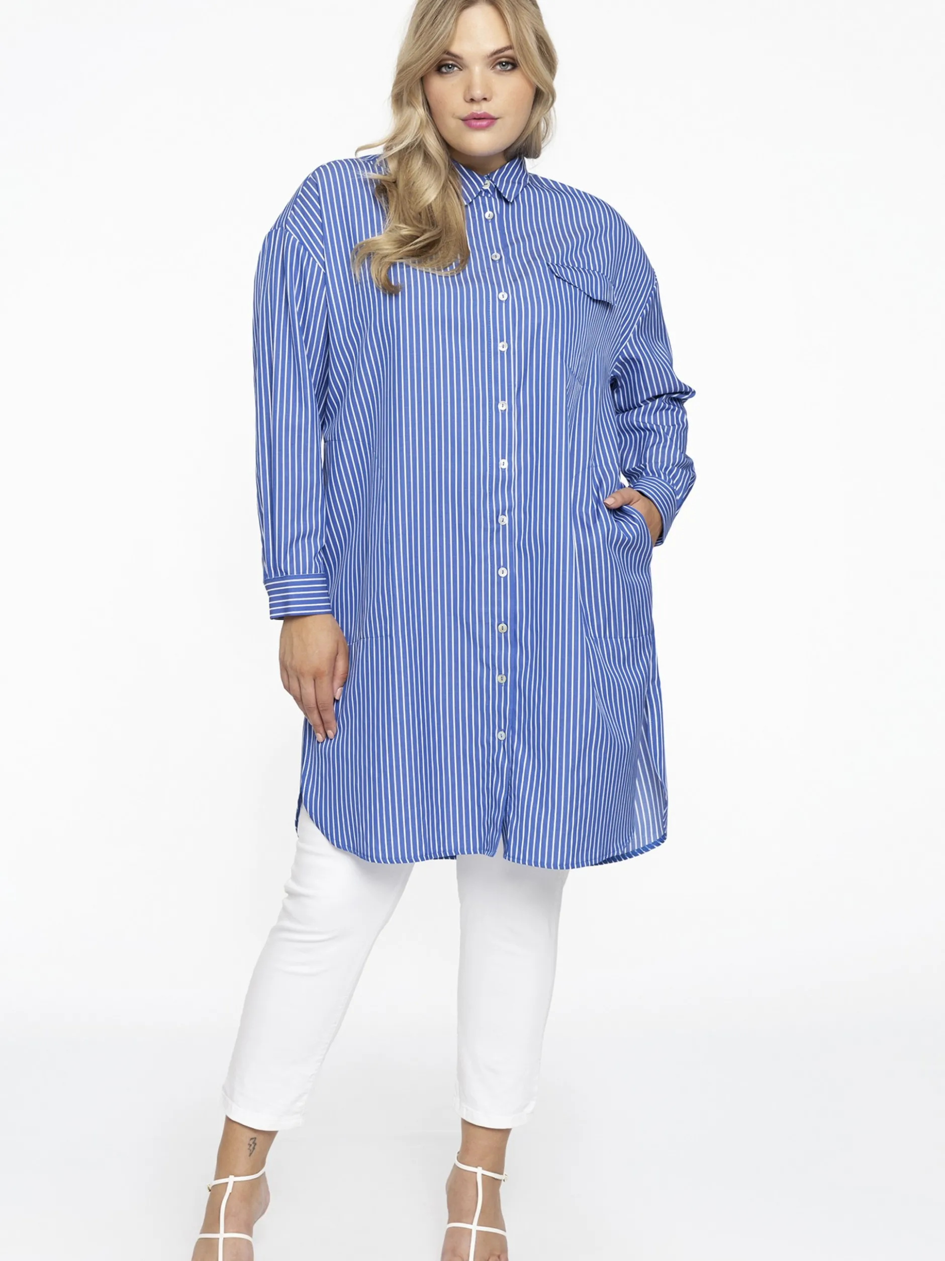 YOEK Damen Kleid in blau