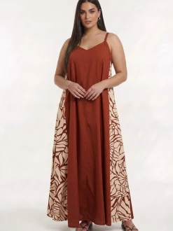 YOEK Damen Kleid in bordeaux
