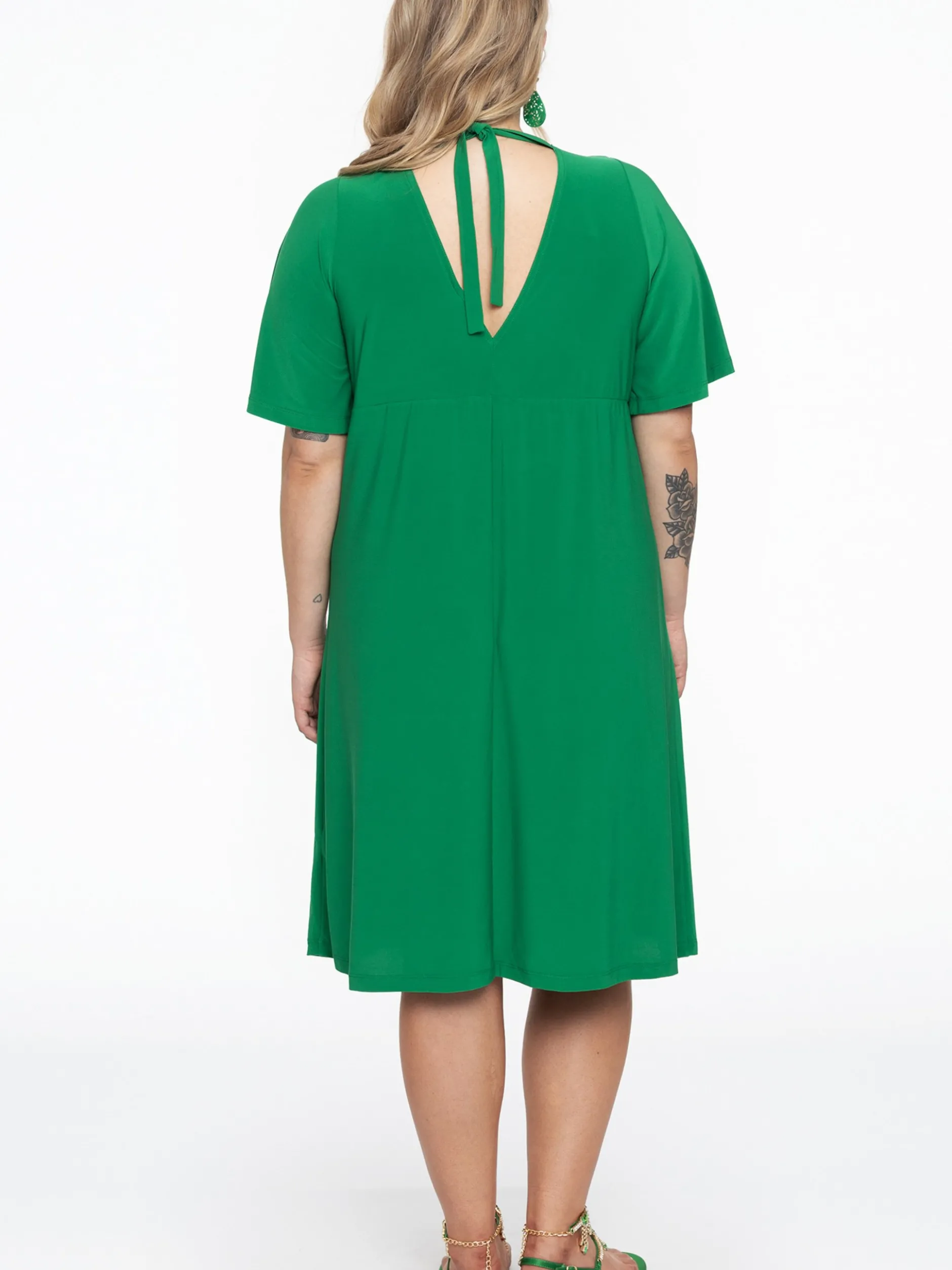 YOEK Damen Kleid in grün