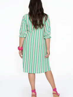 YOEK Damen Kleid in grün