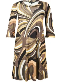 YOEK Damen Kleid in mehrfarbig