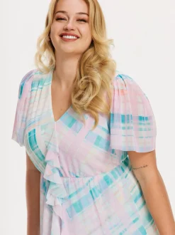 YOEK Damen Kleid in mehrfarbig