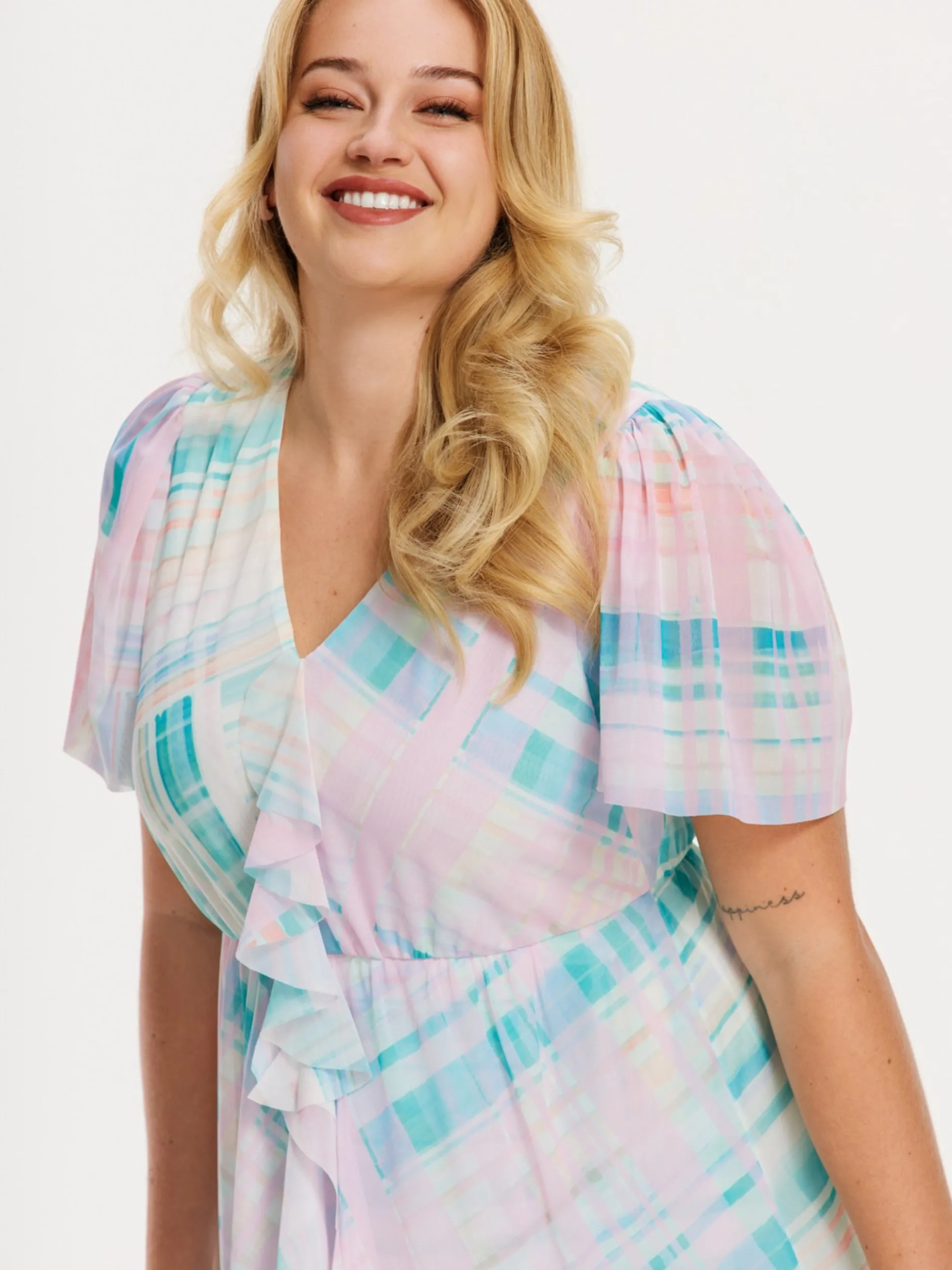 YOEK Damen Kleid in mehrfarbig