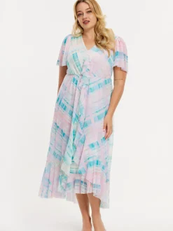 YOEK Damen Kleid in mehrfarbig