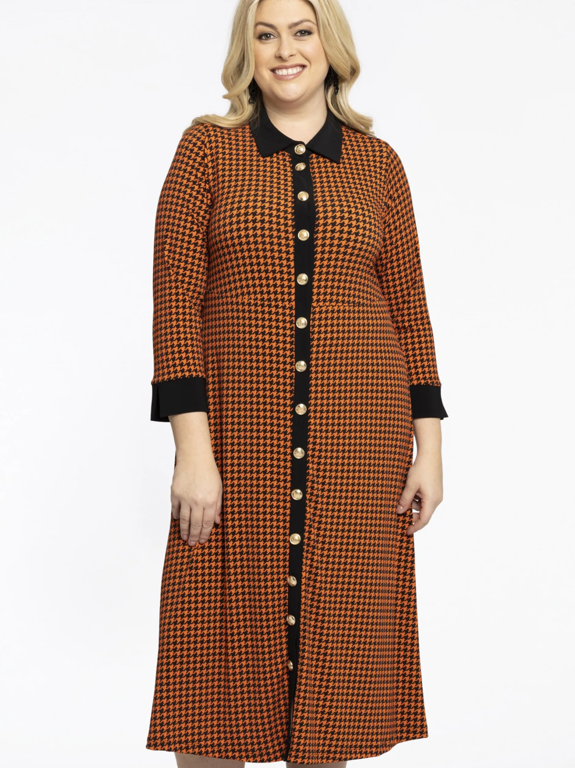 YOEK Damen Kleid in orange