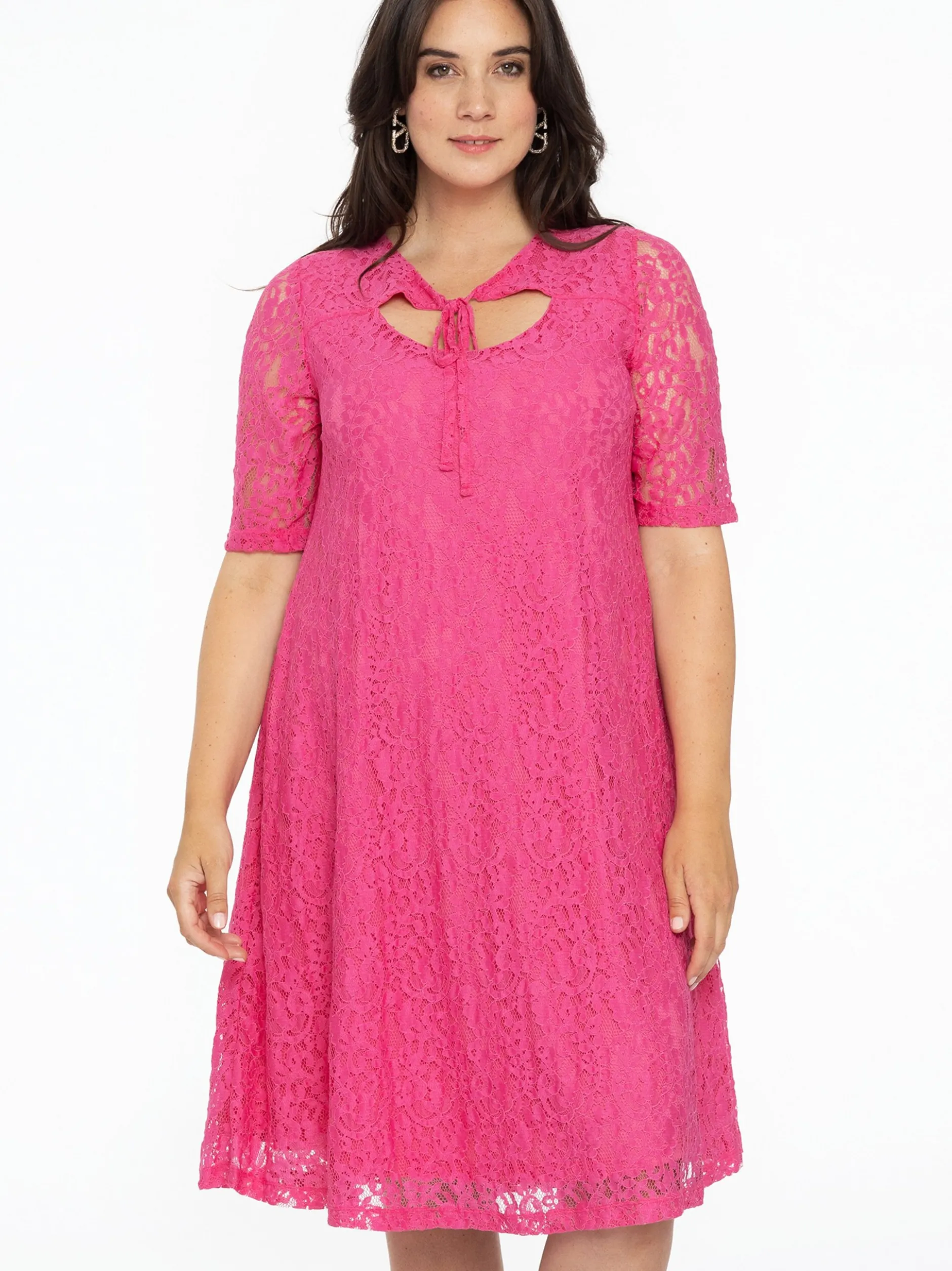 YOEK Damen Kleid in rosa