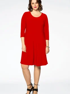 YOEK Damen Kleid in rot