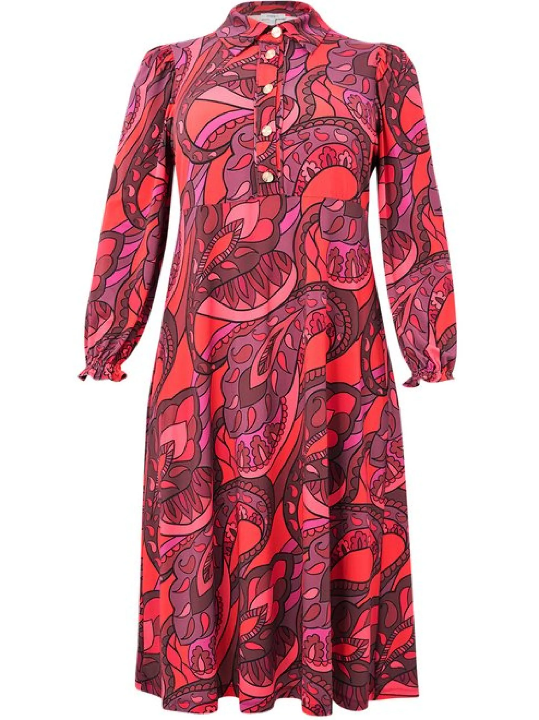 YOEK Damen Kleid in rot