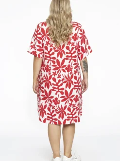 YOEK Damen Kleid in rot