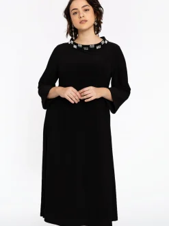 YOEK Damen Kleid in schwarz