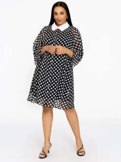 YOEK Damen Kleid in schwarz