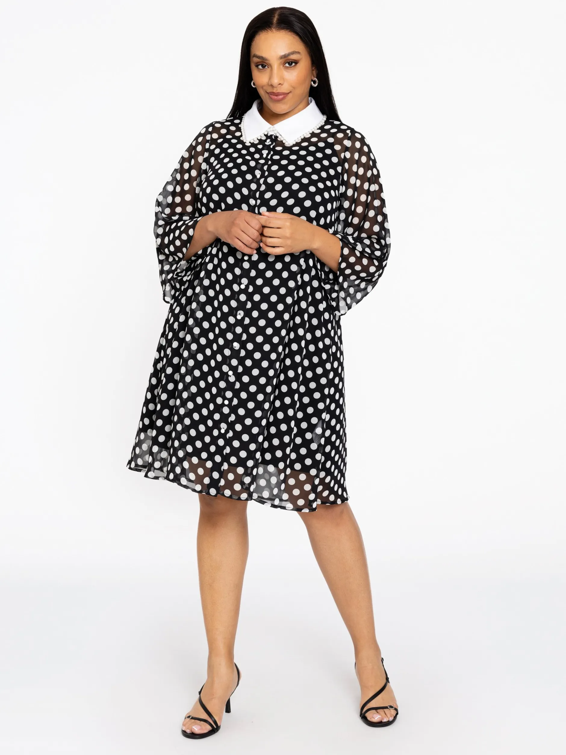 YOEK Damen Kleid in schwarz