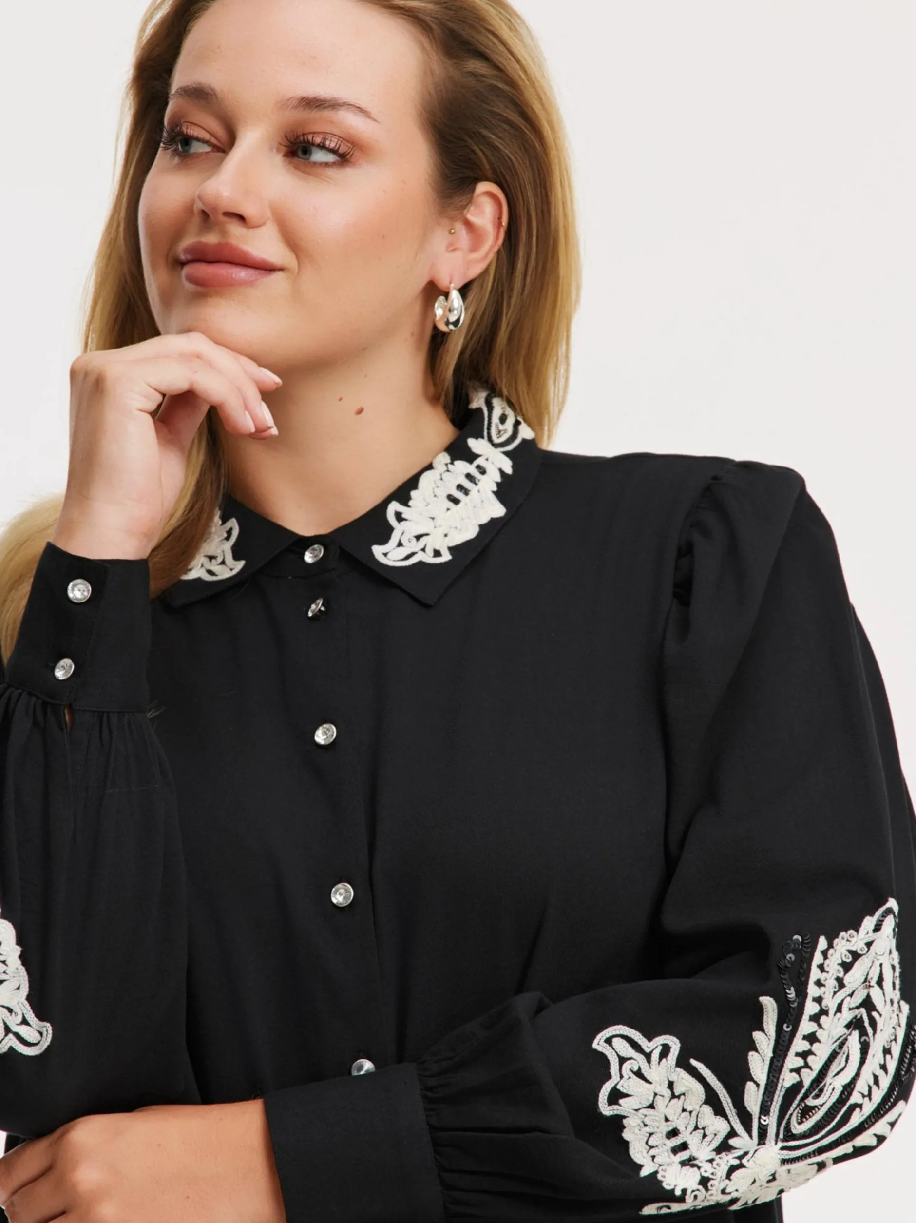 YOEK Damen Kleid in schwarz