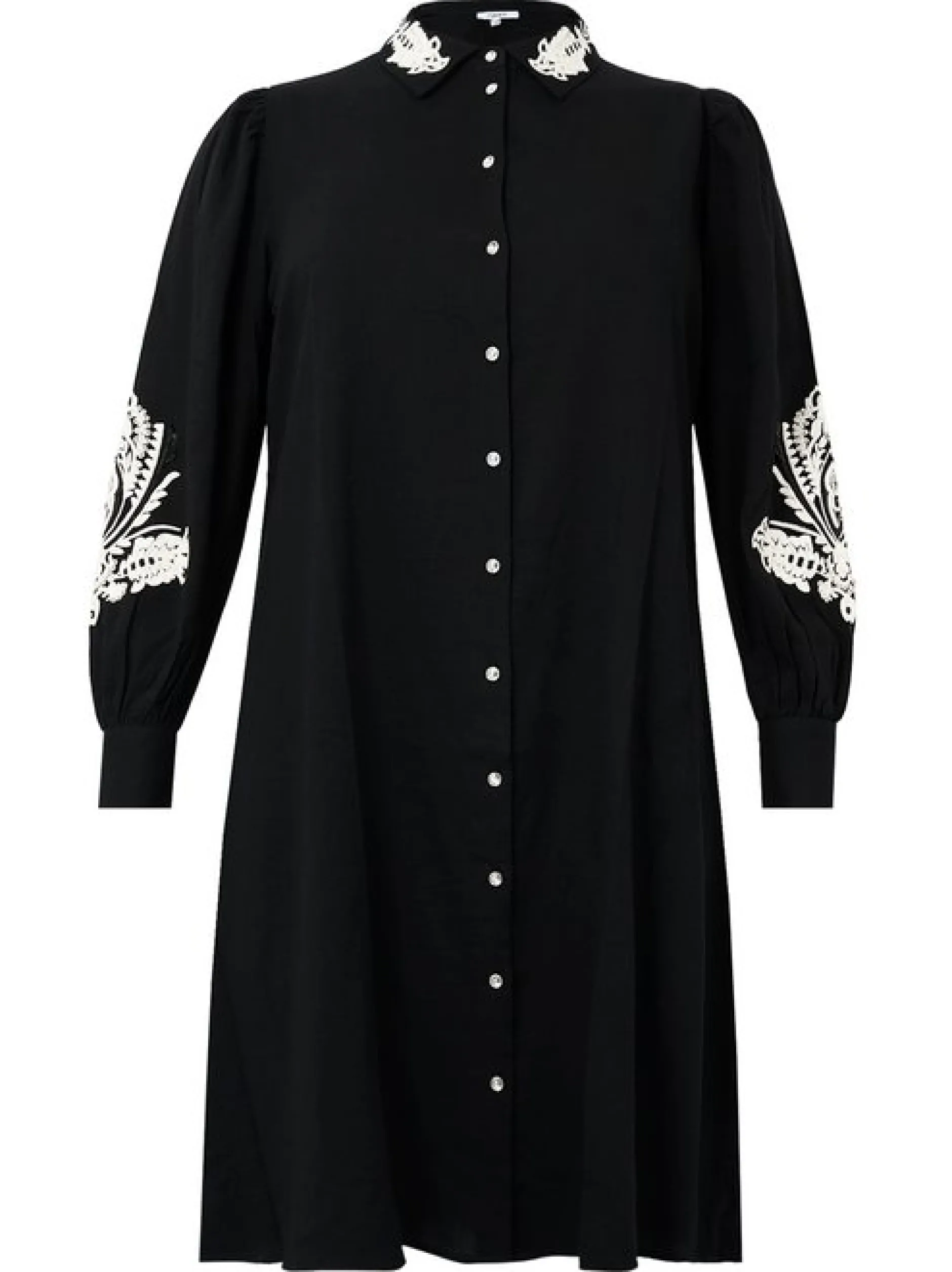 YOEK Damen Kleid in schwarz