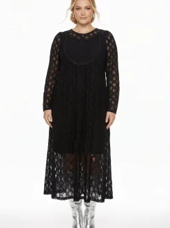 YOEK Damen Kleid in schwarz
