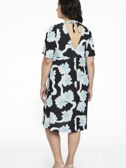YOEK Damen Kleid in schwarz