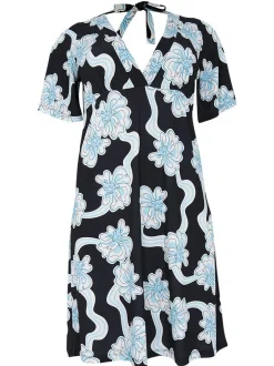 YOEK Damen Kleid in schwarz