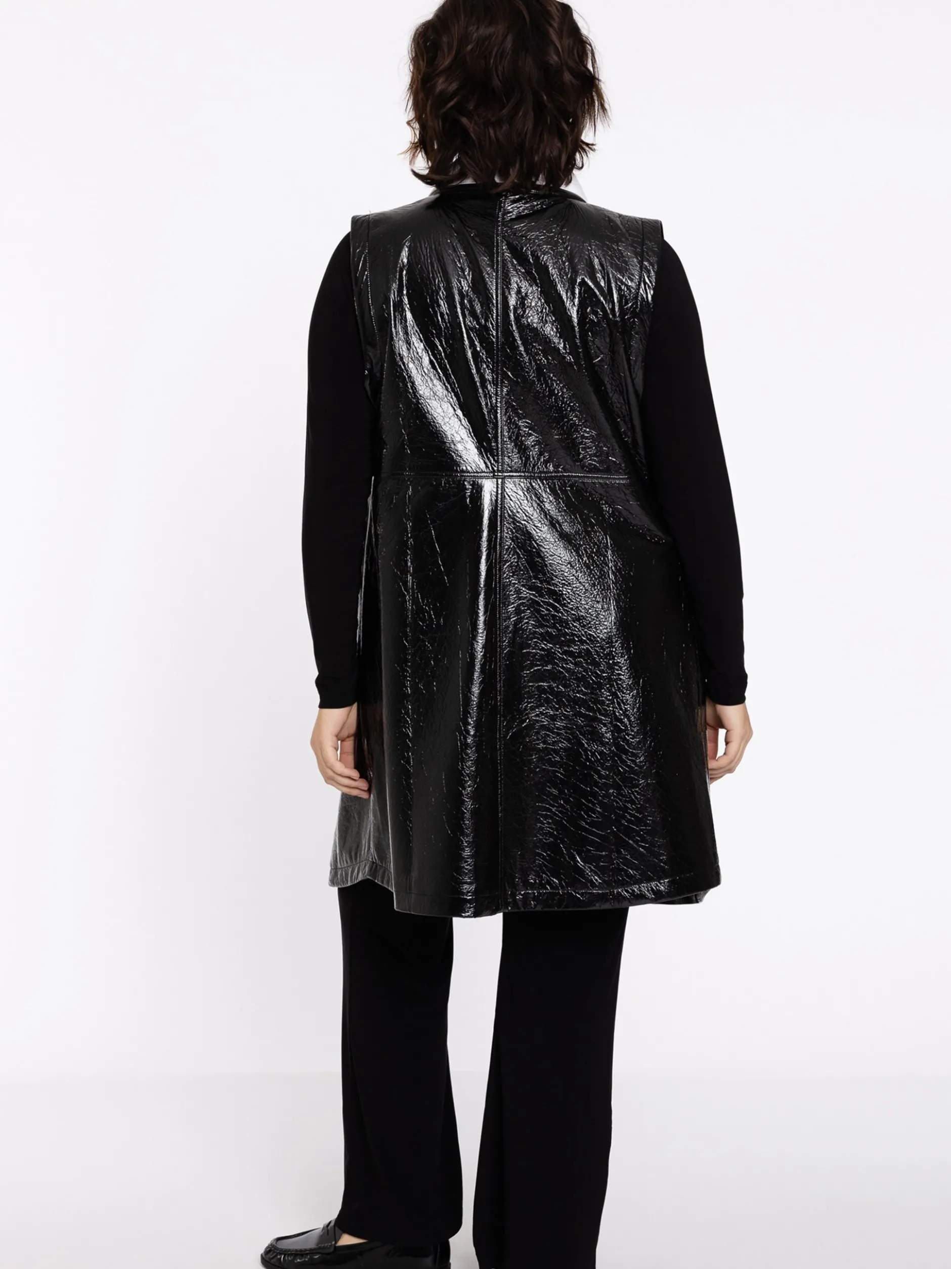 YOEK Damen Kleid in schwarz weiß