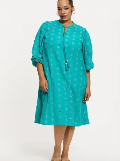 YOEK Damen Kleid in türkis