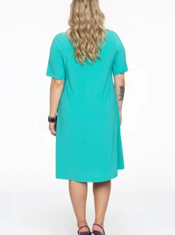 YOEK Damen Kleid in türkis