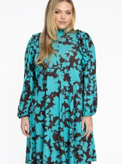 YOEK Damen Kleid in türkis