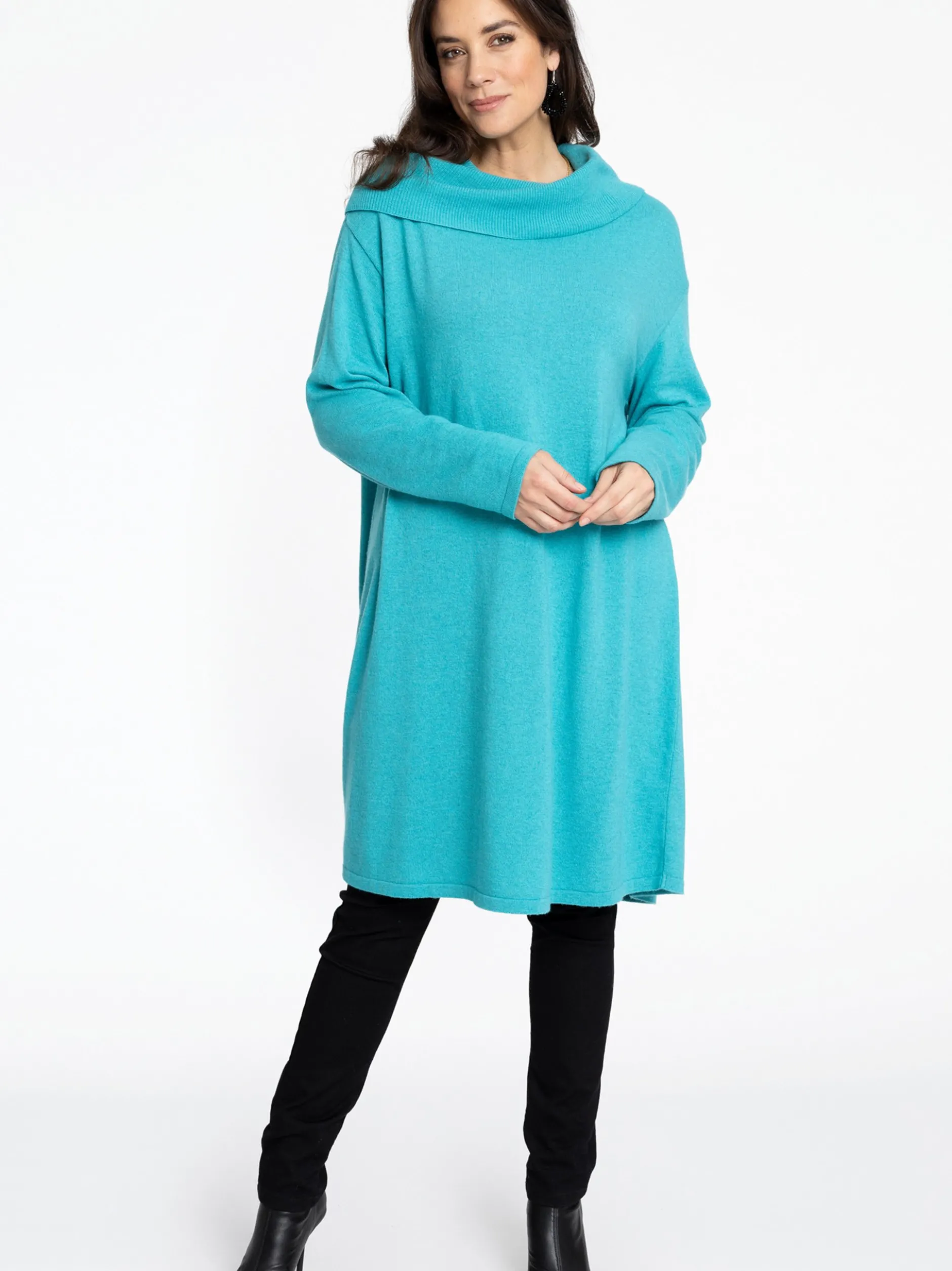 YOEK Damen Kleid in türkis