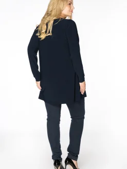 YOEK Damen Langarmshirt in blau