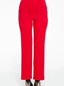 YOEK Damen Leggings in rot