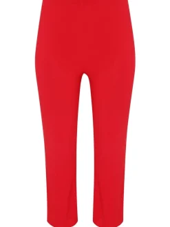 YOEK Damen Leggings in rot