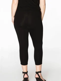 YOEK Damen 7/8 Leggings in schwarz