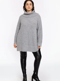 YOEK Damen Pullover in grau