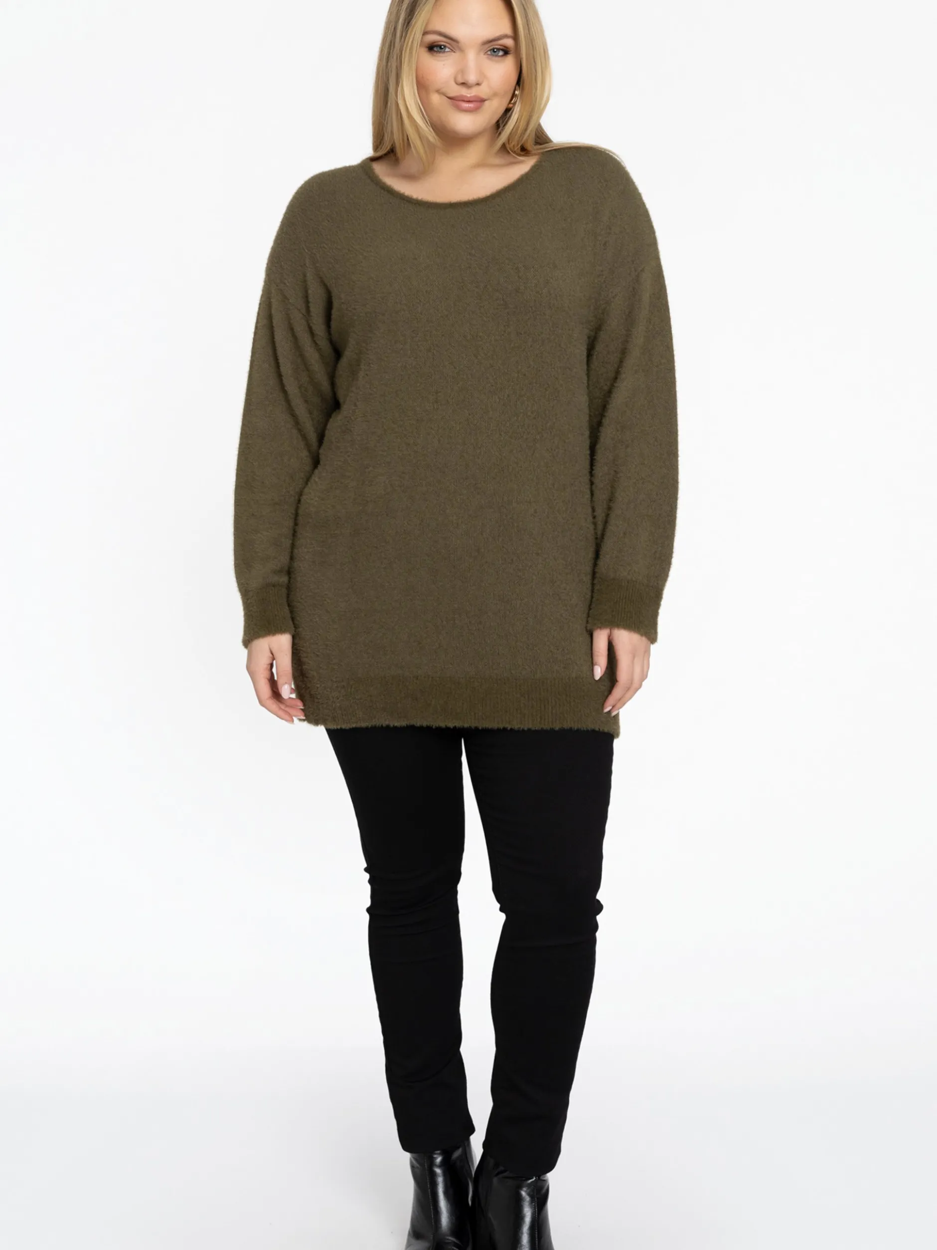 YOEK Damen Pullover in grün
