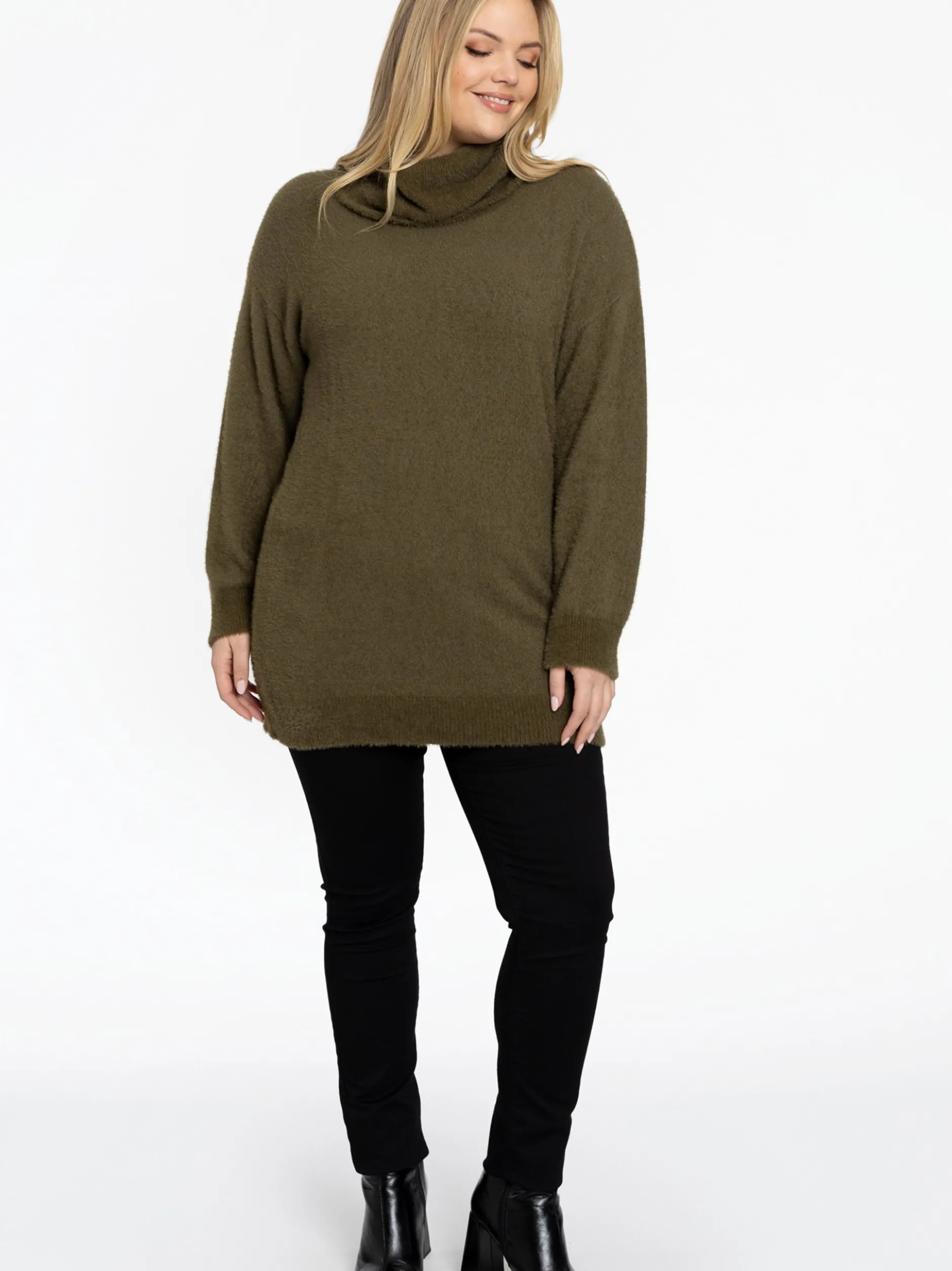 YOEK Damen Pullover in grün