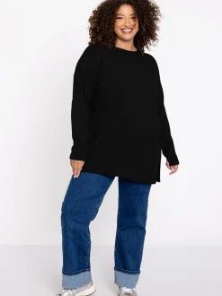 YOEK Damen Pullover in schwarz