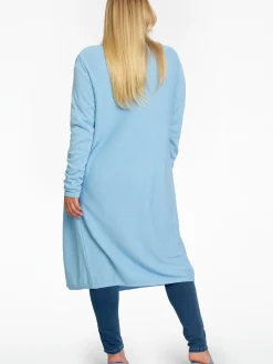 YOEK Damen Strickjacke in blau