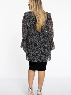 YOEK Damen Strickjacke in grau