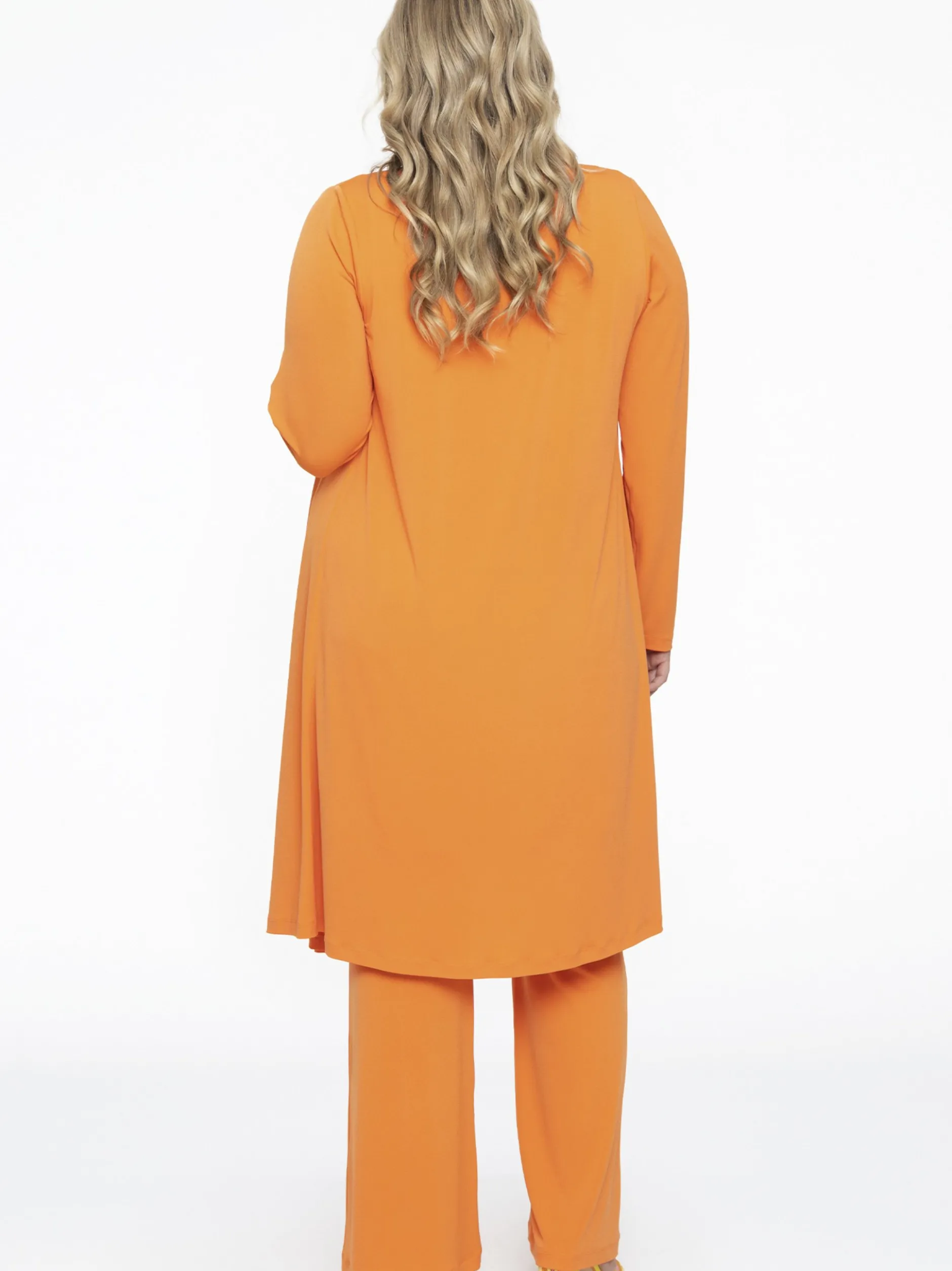 YOEK Damen Strickjacke in orange