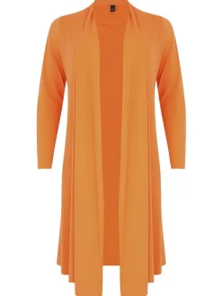 YOEK Damen Strickjacke in orange