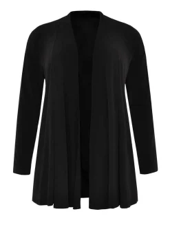 YOEK Damen Strickjacke in schwarz