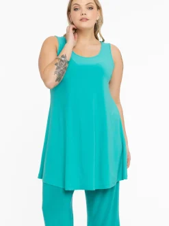 YOEK Damen Top in aqua