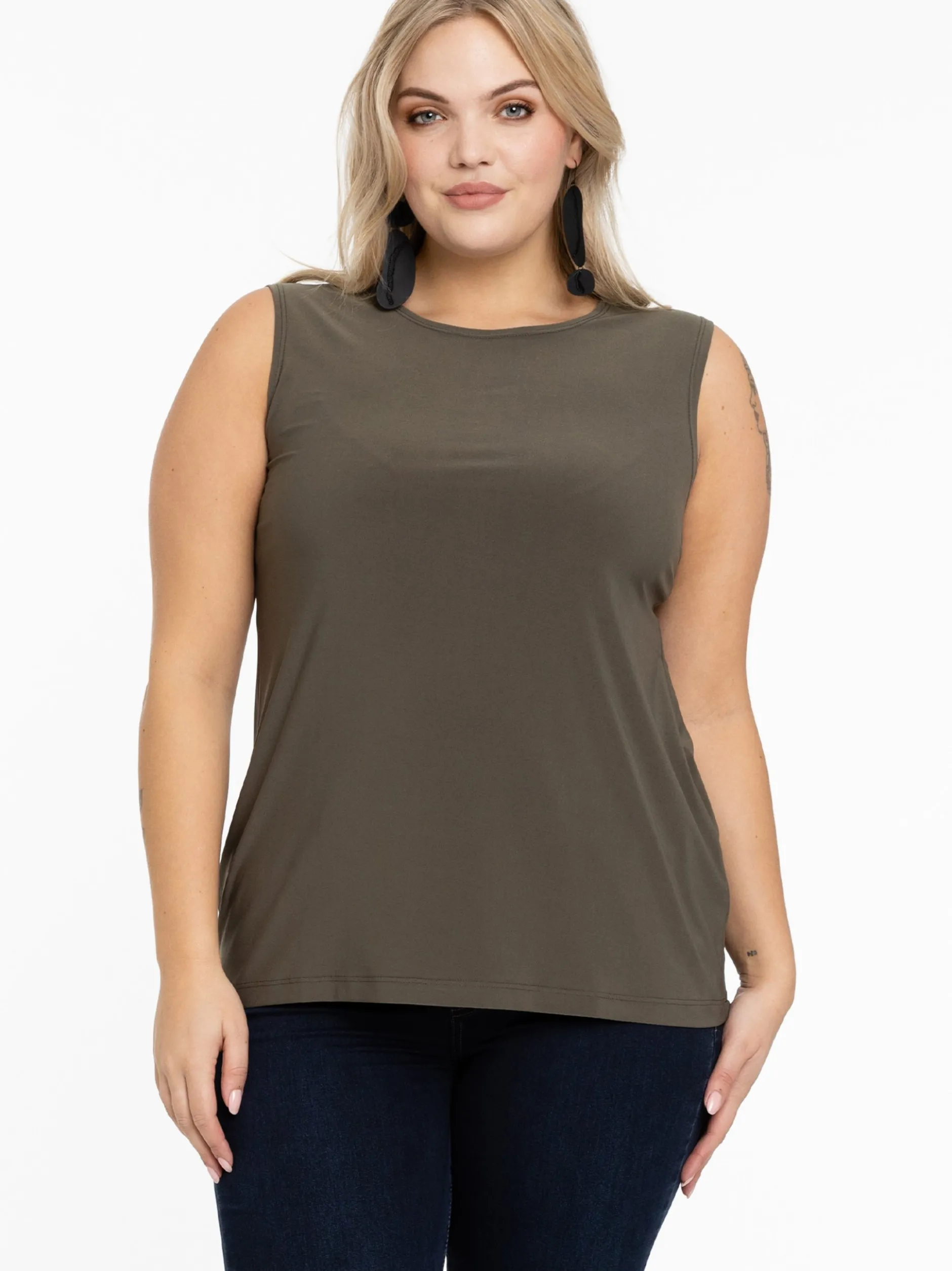 YOEK Damen Top in grün