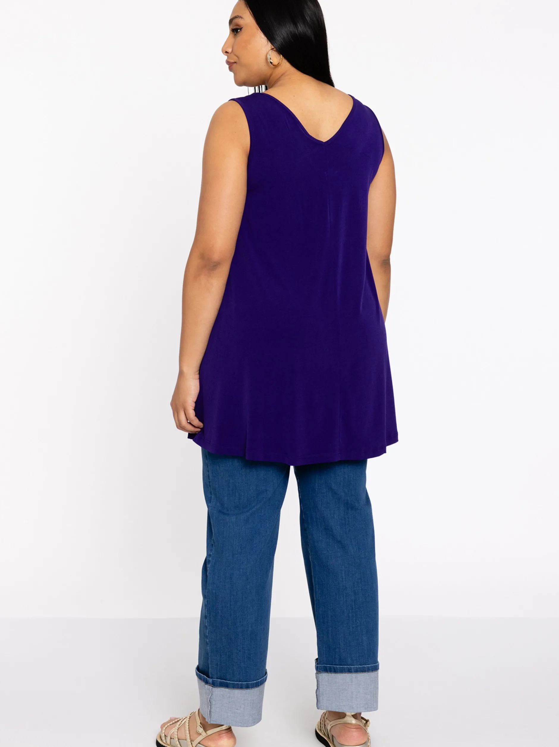 YOEK Damen Top in lila